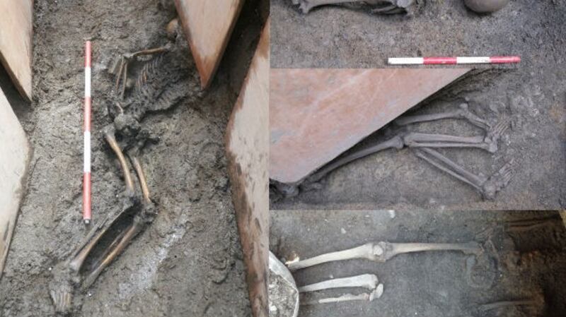 The remains were found very well preserved under Dublin’s College Green.