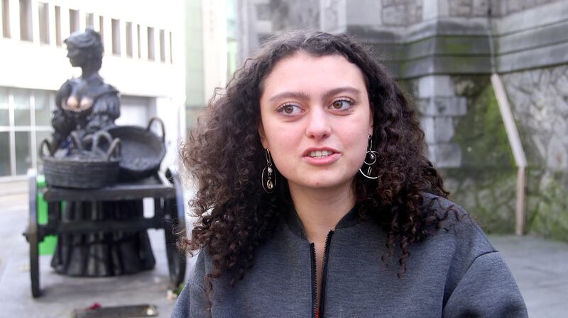 Sophia Susay-Quinn: “It probably is just reflective of objectifying women; I feel like it does just kind of speak to that a wee bit more". Photo: Bryan O’Brien / The Irish Times
