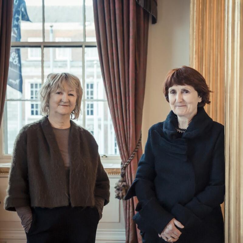 Yvonne Farrell and Shelley McNamara. Photograph: Ste Murray