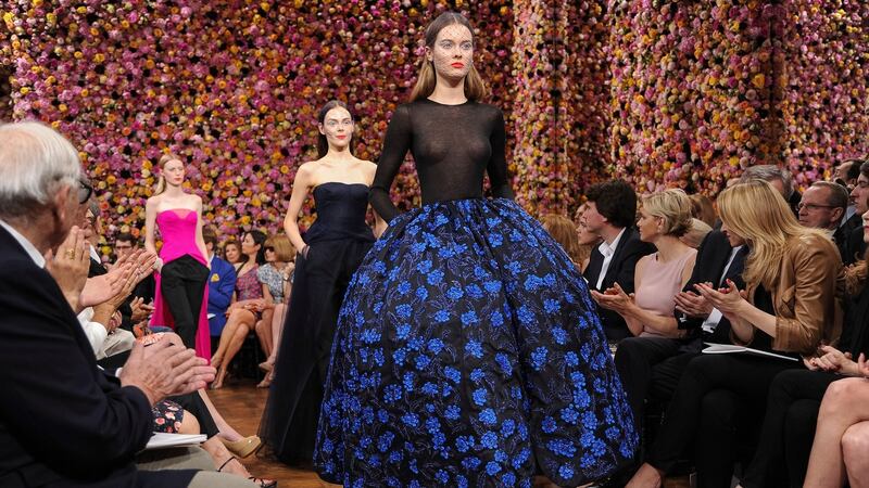 Models walk the runway during the Christian Dior Haute-Couture show as part of Paris Fashion Week Fall / Winter 2013 in Paris, France. Photograph: Pascal Le Segretain/ Getty Image)