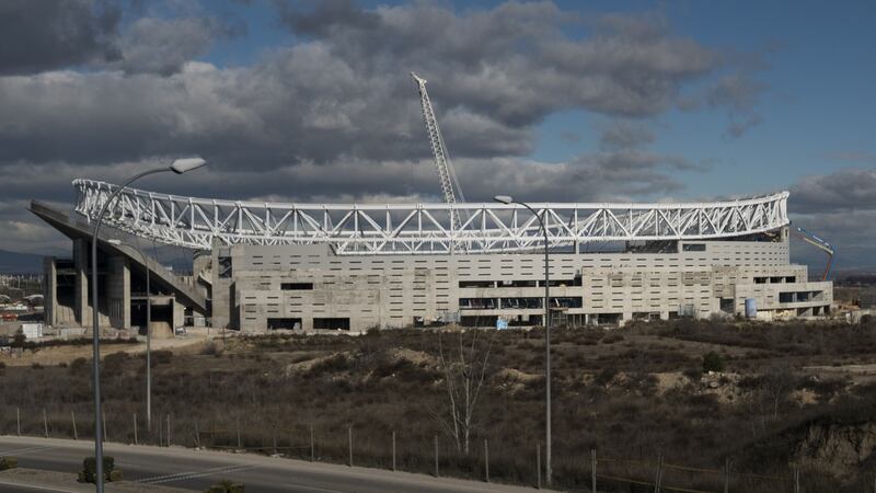 A view of the Wanda Metropolitano Stadium – Atletico’s new home. Photo: Oscar Gonzalez/NurPhoto via Getty Images