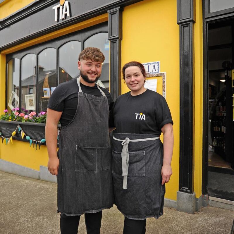 Tia cafe owner Ana Da Silva with her son,  Jose. Photograph:  Conor McKeown