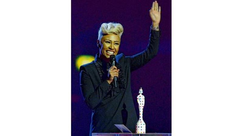Emeli Sandé who won the British Female Solo Artist