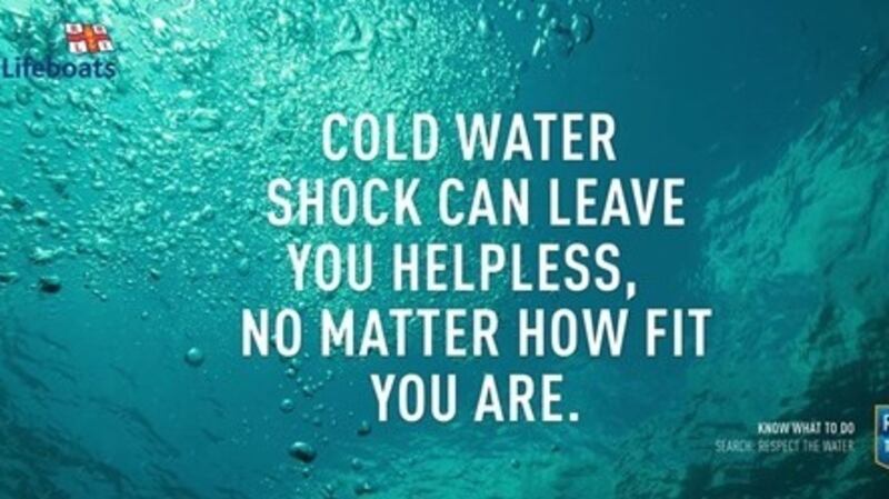 RNLI message – ‘Respect the Water’.