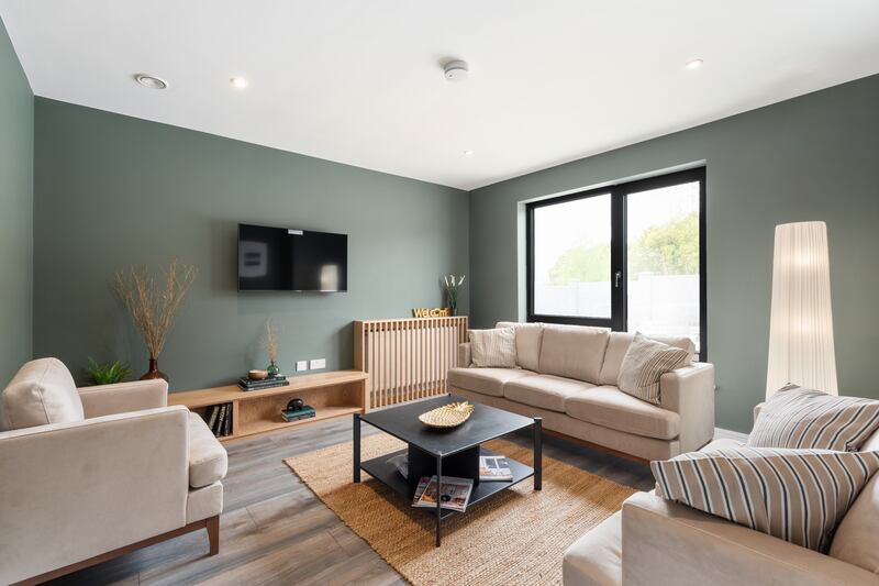Livingroom in three-bed semidetached unit