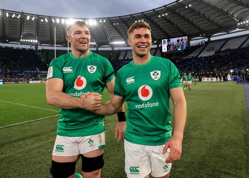 It is abundantly clear that Jack Crowley is now first in line and barring injury will earn his first Six Nations start in Marseilles. Photograph: Dan Sheridan/Inpho