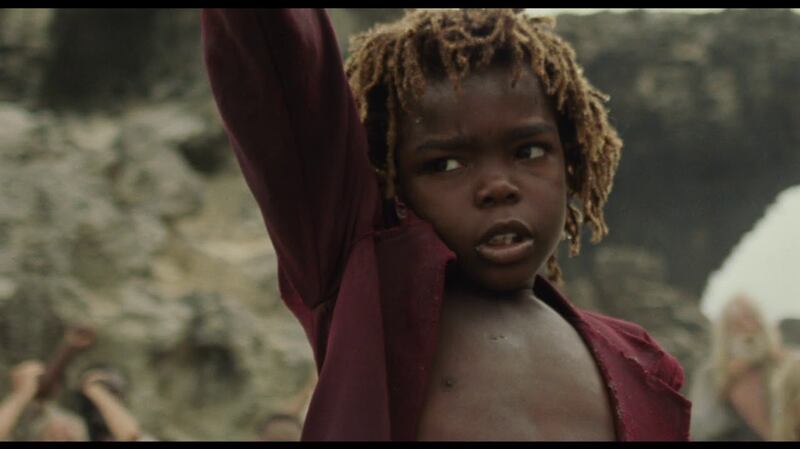 Yashua Mack as Peter Pan in Wendy