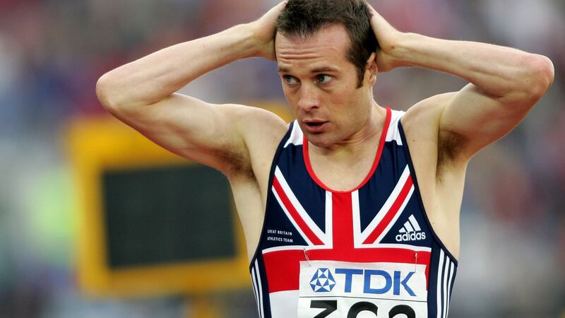 James McIlroy representing  Britain in  the 800 metres semi-final at the 2005  World Athletics Championships  in Helsinki, Finland. Photograph: Stu Forster/Getty Images