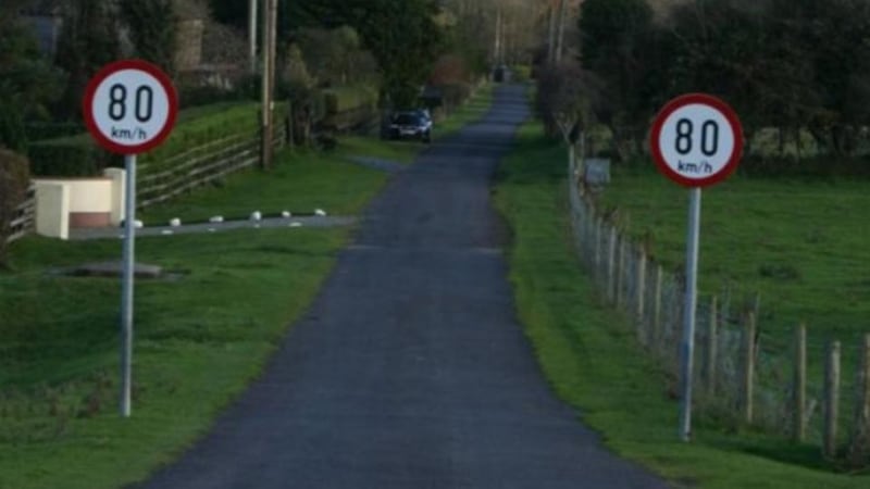 Old signs: the 80km/h signs on rural roads were to be replaced by a new sign with diagonal black lines on white background.