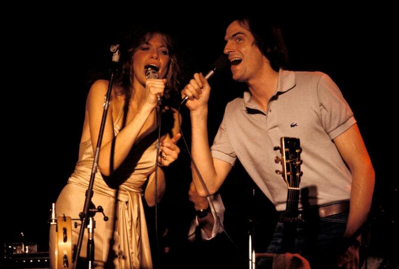 Carly Simon and James Taylor, to whom she was married for 10 years. Photograph: Richard E Aaron/Redferns/Getty