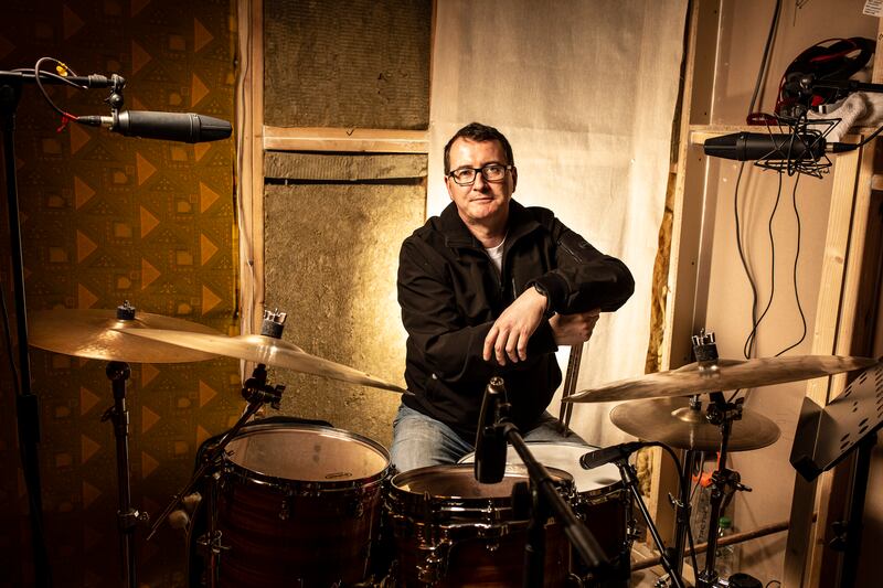 Irish jazz drummer Kevin Brady. Photograph: Daragh McDonagh