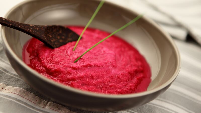 Beetroot puree. Photograph: Getty images