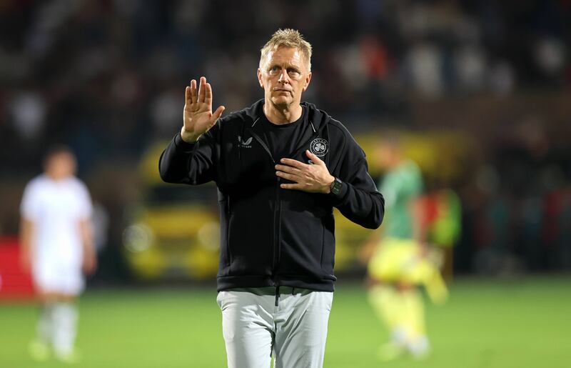 Republic of Ireland manager Heimir Hallgrímsson after the 2-1 loss away to Armenia last month. Photograph: Ryan Byrne/Inpho