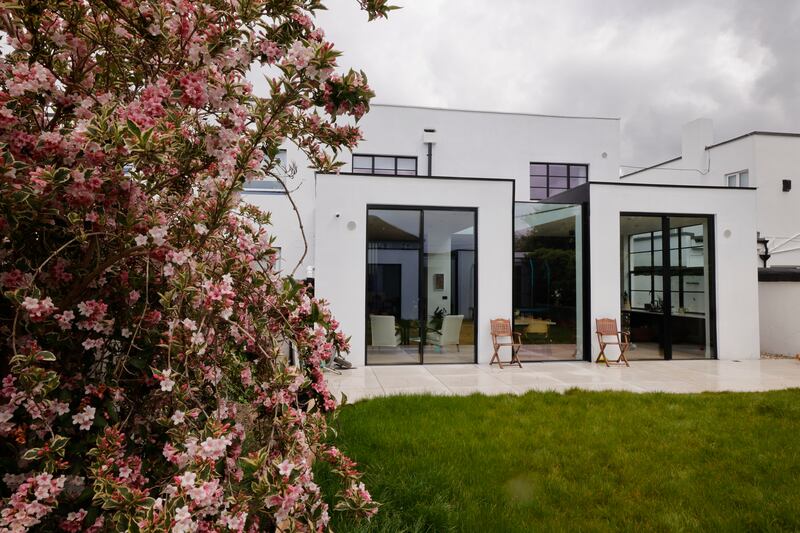 Clare Hayes-Brady says she is acutely conscious of the family's good fortune in being able to live in their dream home on Howth Road, Raheny. Photograph: Alan Betson 