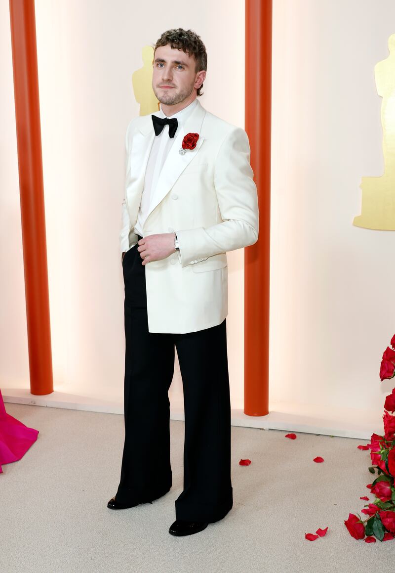 Oscars 2023: Paul Mescal. Photograph: Mike Coppola/Getty