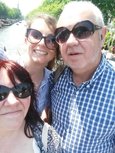Martha Kenny with her parents Mary and Peter