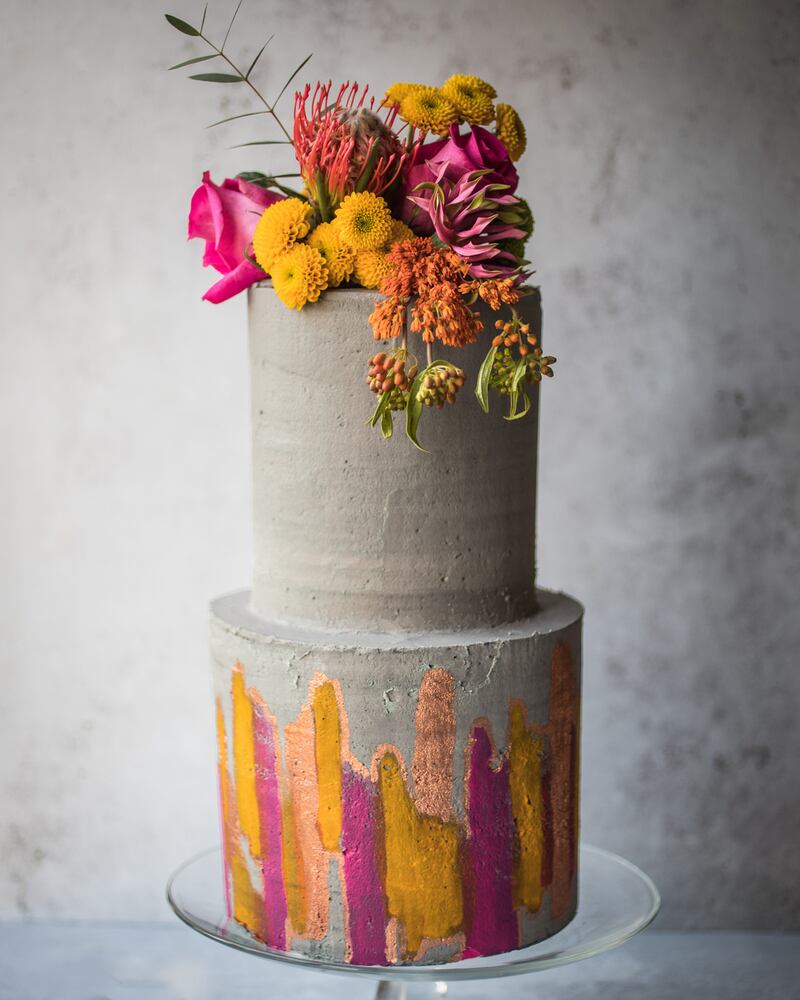 Celebration cake made by Jenny Gleeson of Sweetie Pie. Photograph: Clare Wilkinson