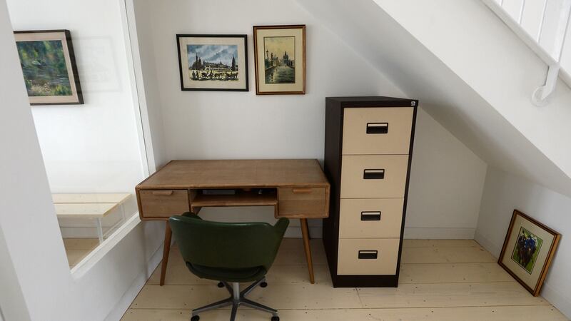 Under the open stair at York Road, Dún Laoghaire. Photograph: Brenda Fitzsimons