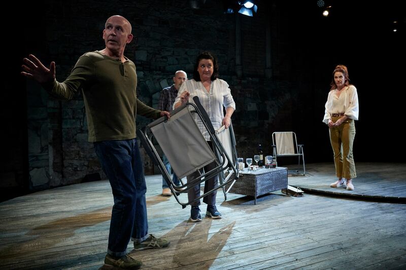 Nominated: Conor Lovett, Joe Spano, Sorcha Fox and Faline England in The Realistic Joneses. Photograph: Ros Kavanagh