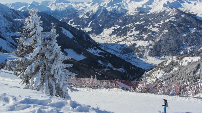 Skiing at the resort of Dorfgastein  in Gastein valley