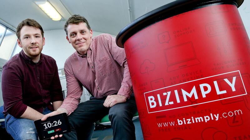 Bizimply’s  head of product Mikey Cannon  and chief executive Gerard Forde