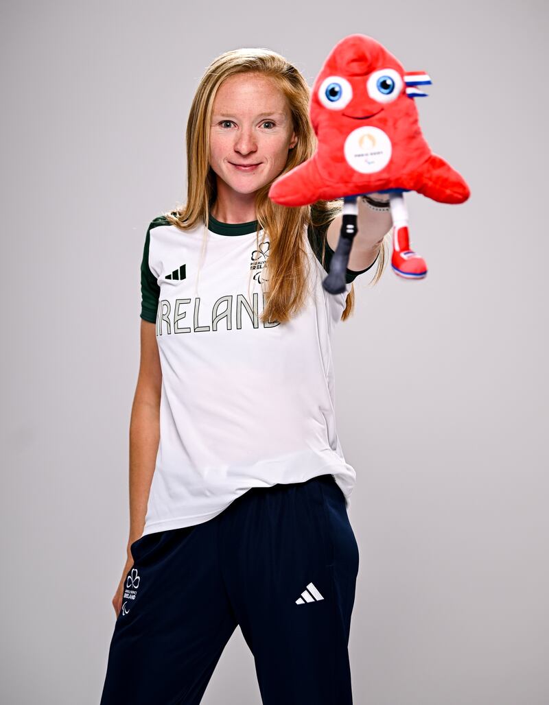 Para-triathlete Cassie Cava. Photograph: Harry Murphy/Sportsfile