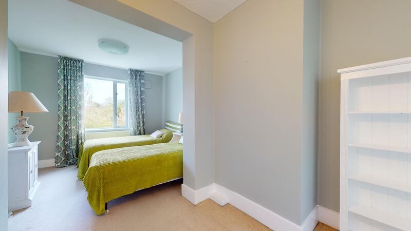 Bedroom overlooking garden