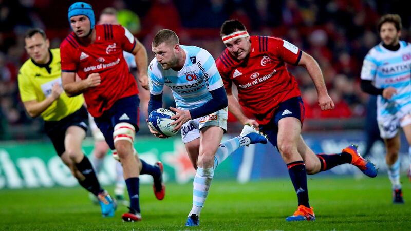 Finn Russell in action for Racing 92 against Munster last year. Photograph: Tommy Dickson/Inpho