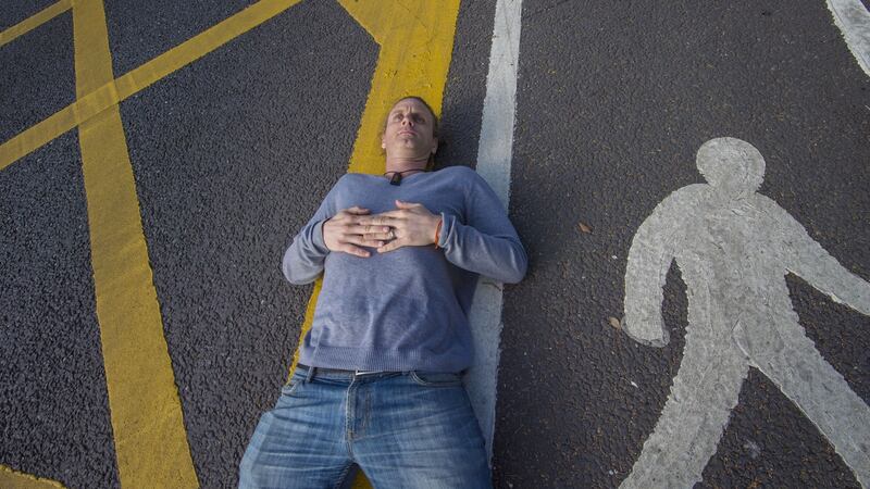 ‘I went back to my childhood and wondered – what is the central [theme] in all of this? That’s when I thought of Father Payne’ Photo: Brenda Fitzsimons/The Irish Times