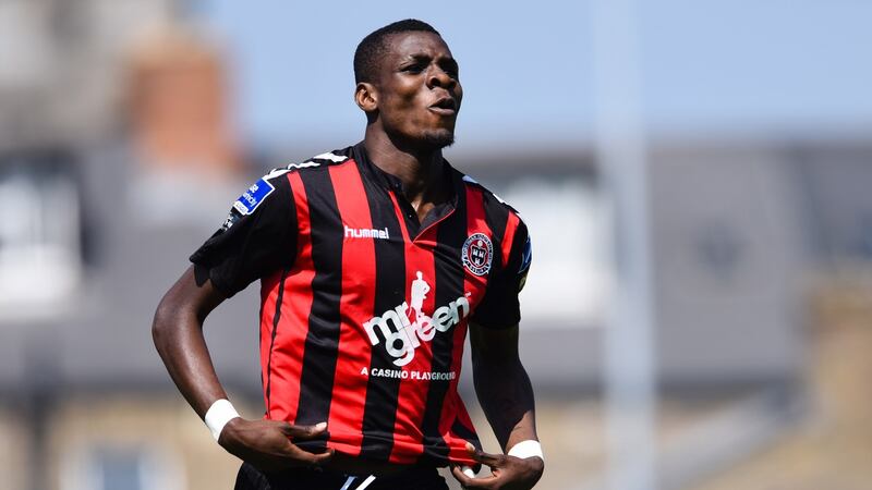 Bohemians have managed to keep Ishmail Akinade at Dalymount Park. Photo: Tom Beary/Inpho