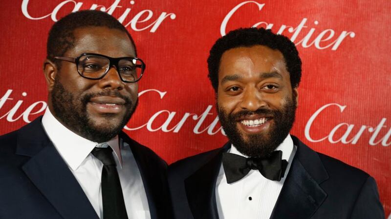 Chitewel Ejiofor with director Steve McQueen