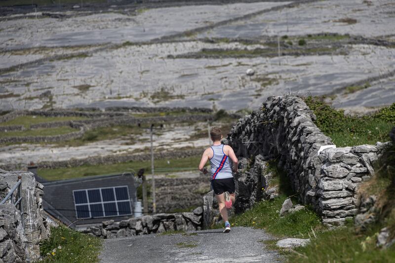 The Inis Iron Meáin offers runners a chance for some splendid views