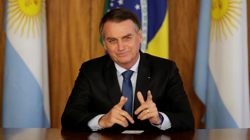 Brazil’s president Jair Bolsonaro:  the former army captain is learning that shooting from the hip can call down problems on his nascent administration. Photograph: Ueslei Marcelino/Reuters