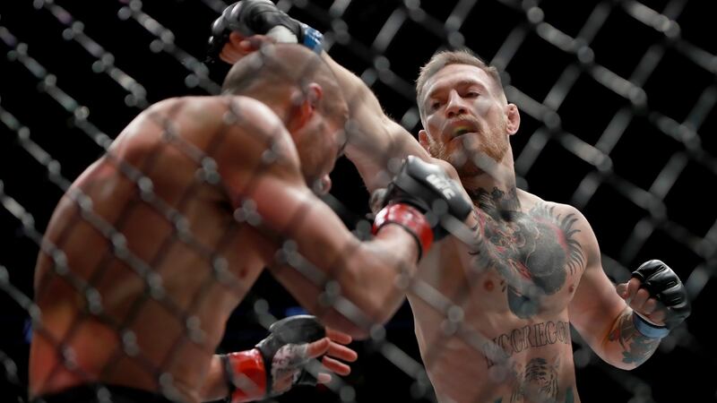 Conor McGregor during his last UFC bout, against Eddie Alvarez in November 2016. Photograph: Michael Reaves/Getty