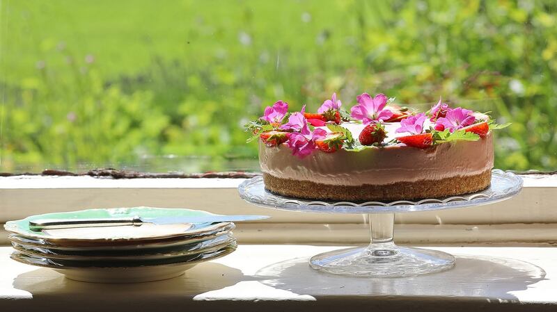 A beautiful creation by chef Antoinette Ceelan at the Tyrone Guthrie Centre. Photograph: Lorraine Teevan, Tyrone Guthrie Centre