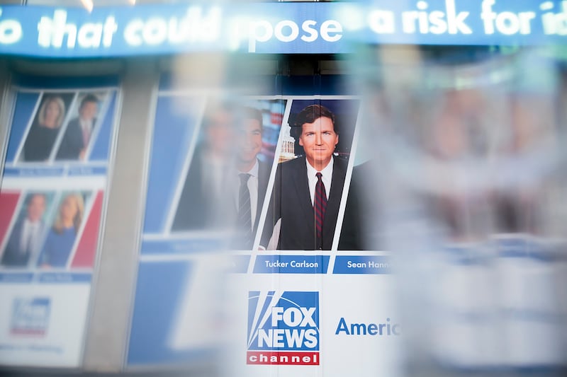 The host’s dismissal upends Fox News’ prime-time lineup and the impression that the ratings star was all but untouchable. Photograph: Sarah Blesener/The New York Times