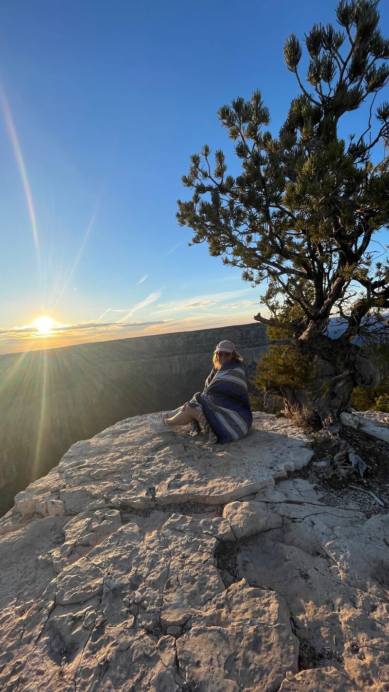 Gemma Tipton at the Grand Canyon, Arizona