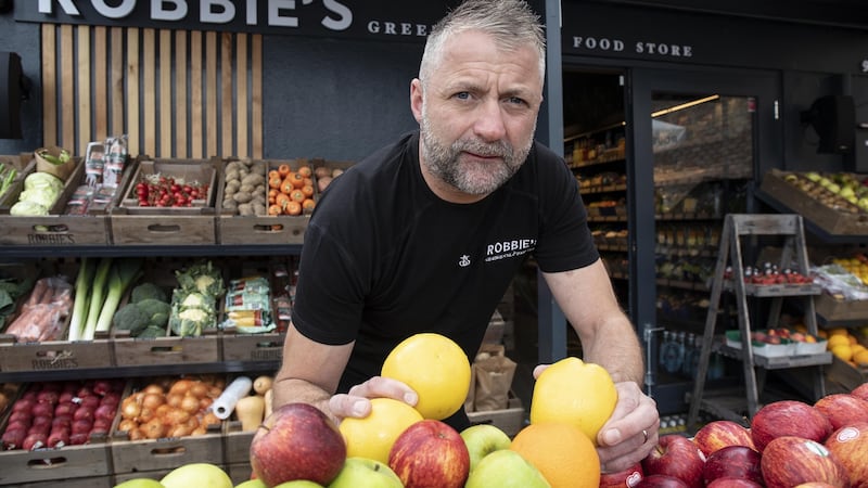 Robbie Malone from Robbie’s greengrocer: ‘Churchtown is a real bubble at the moment . . . It’s very hip.’ Photograph: Damien Eagers/The Irish Times