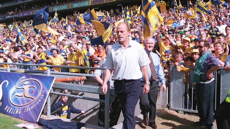 Clare fans saw  Ger Loughnane’s team as real men, who even when they had a rare off-day would die on their backs for the cause.  I don’t see that on the pitch with this Clare team.  Photograph: Alan Betston