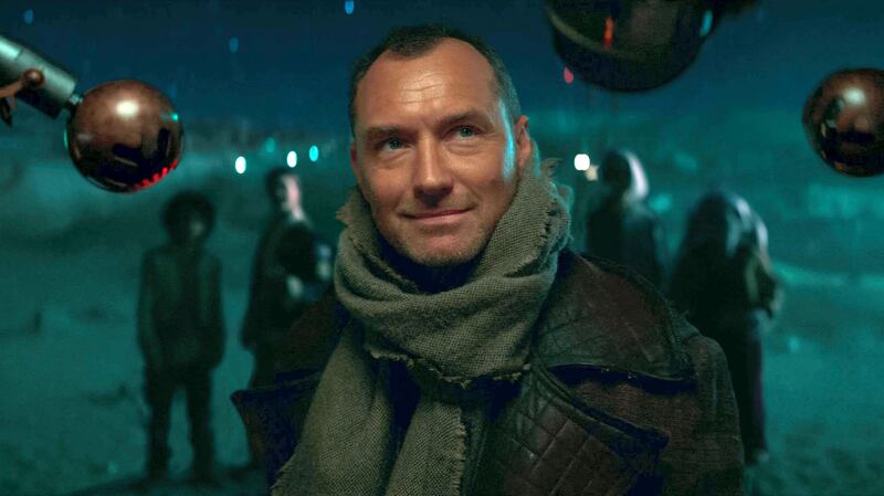 Jude Law in Star Wars: Skeleton Crew. Photograph: Justin Lubin/Lucasfilm Ltd
