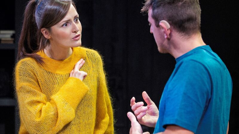 Clare Dunne and Alex Kowak in ‘Tribes’. Photograph: Agata Stoinska