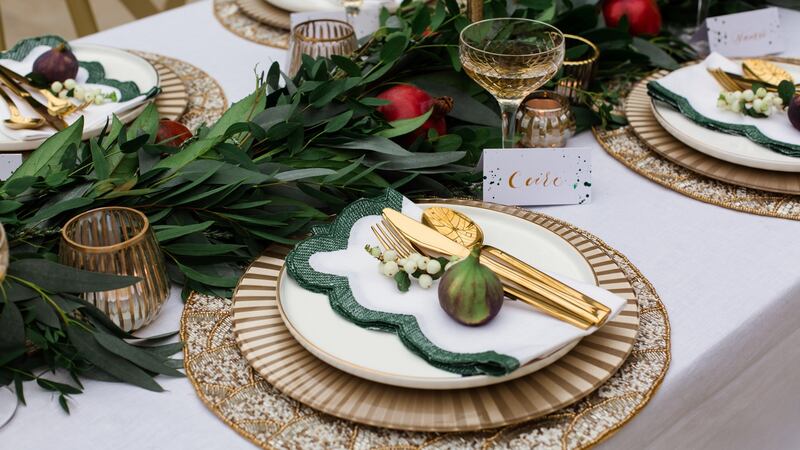 Tara O’Connor: ‘If you over-decorate your table it makes it tricky to see your guests and to pass dishes or wine around.’ Photograph: Laoise Moggan