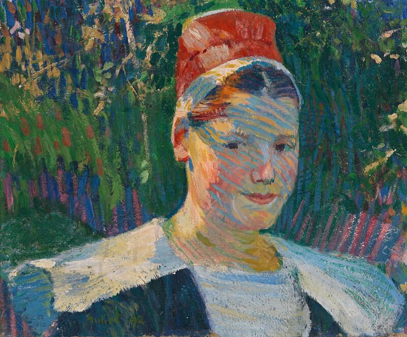 Fellow artist: Breton Woman, from 1892, by Cuno Amiet. Photograph © D Thalmann/Schweizerisches Institut für Kunstwissenschaft/SIK-ISEA