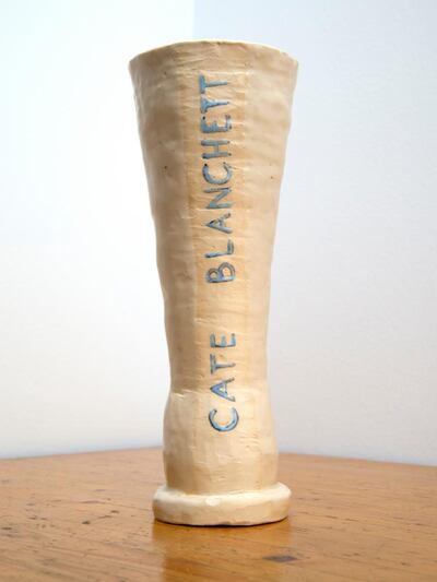 Michael Stipe’s Cate Blanchett vase. From the book Michael Stipe, by damianieditore.com