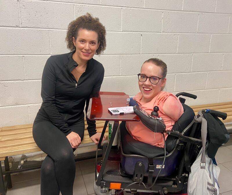 Joanne O'Riordan talks to nutritionist Sinéad Bradbury. Photograph: RTÉ