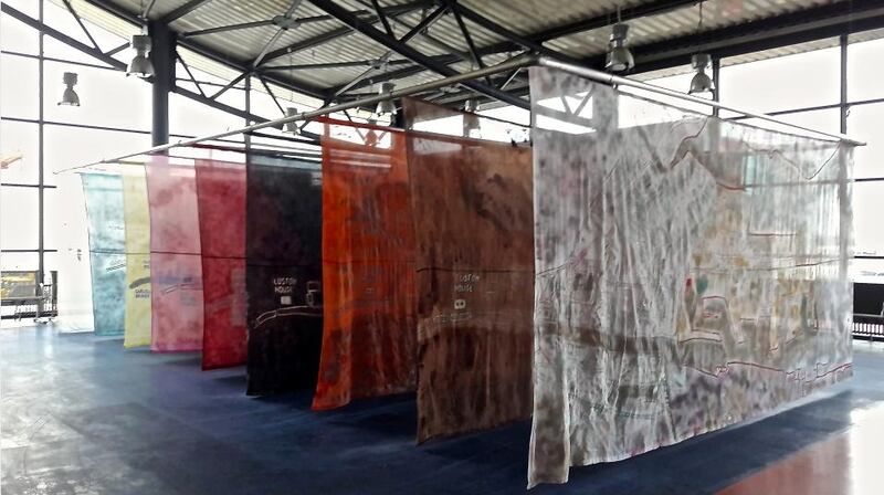 Silvia Loeffier’s Transit Gateway on view at Terminal I, Dublin Port which will feature at The LAB Gallery,  Dublin