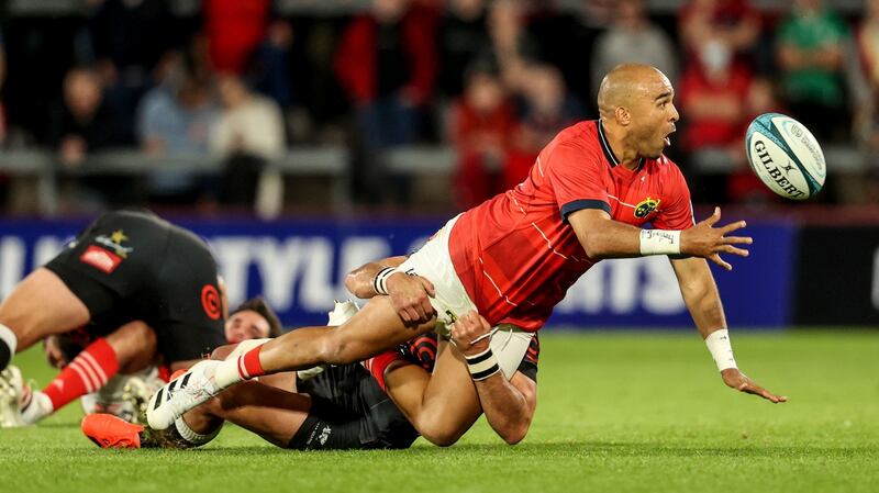 Simon Zebo made his Munster return against the Sharks last weekend. Photograph: Dan Sheridan/Inpho