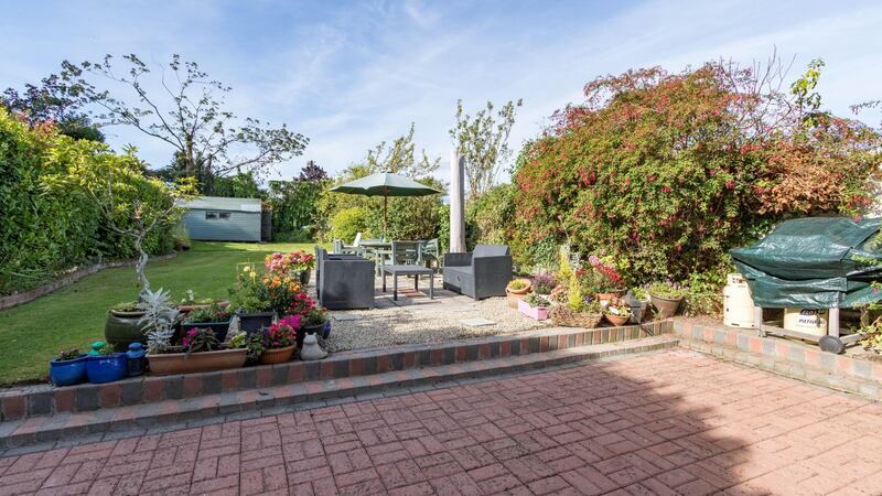 The garden of 42 Priory Drive, Blackrock