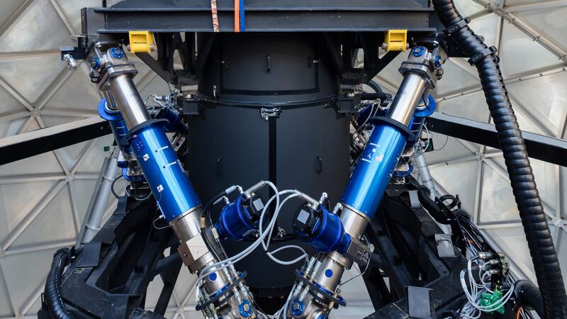 The Hobby-Eberly Telescope  at the McDonald Observatory in Texas  had to undergo an upgrade for the research project, with more powerful spectrographic mirrors being added. Photograph: Ethan Tweedie