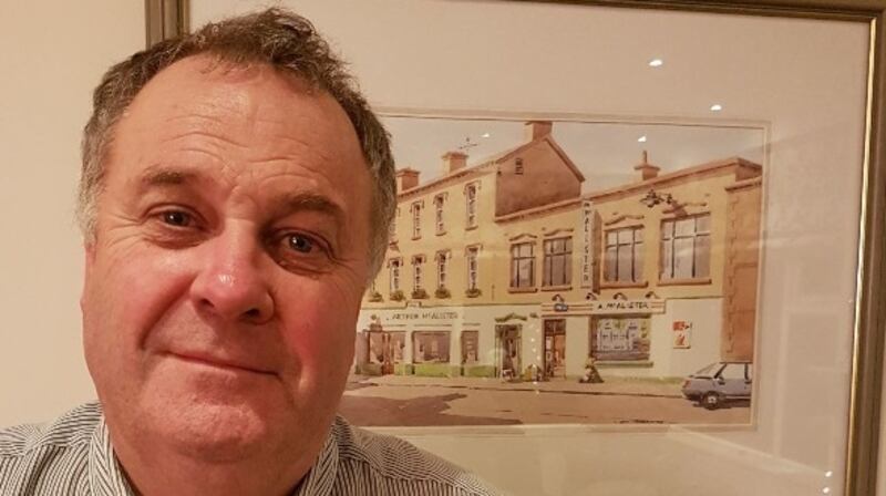 Andrew McAlister. His supermarket found it hard to compete with online shopping.